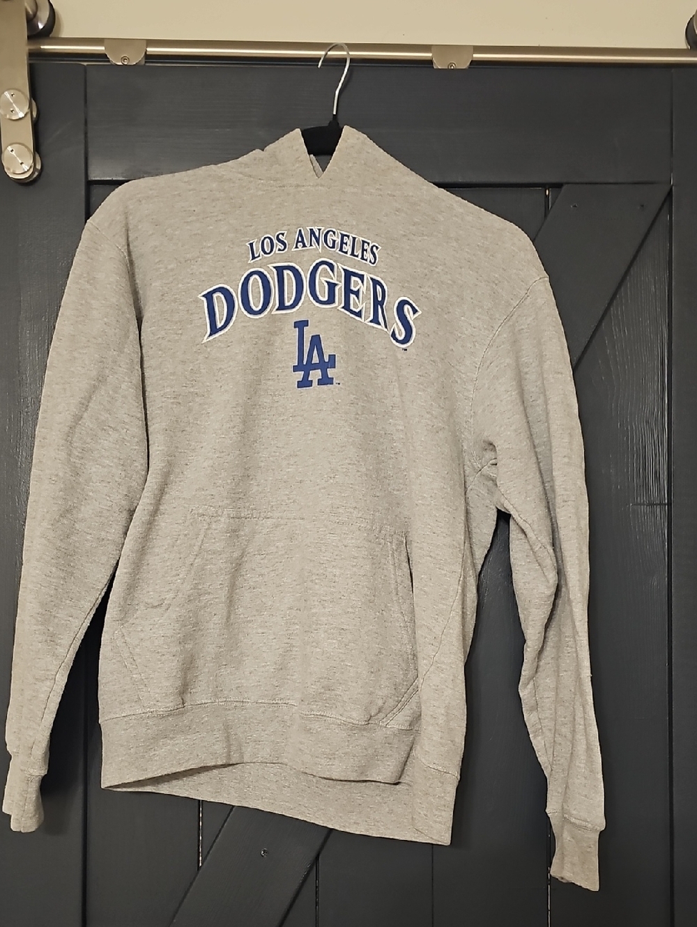 Dodgers LA Grey Hoodie